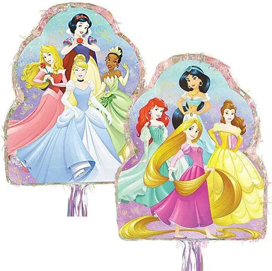 AMSCAN; Disney Princesses, Double Sided, Pull-String Pinata - 1 Pinata; Category:Pinatas; Image:1